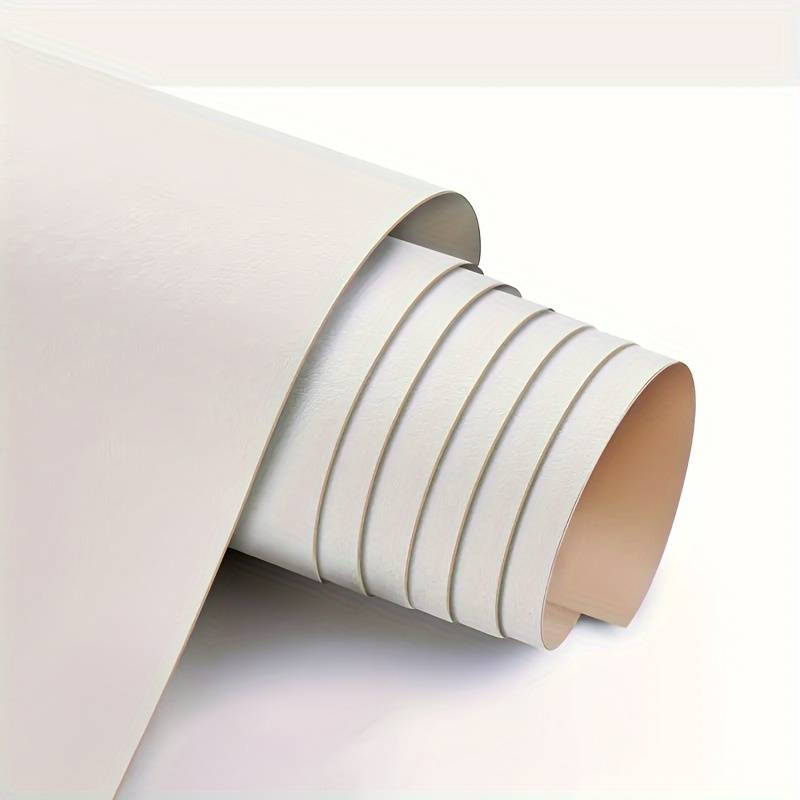 ( ক্রিম-৫.১০ স্কয়ার ফুট রোল-১ স্কয়ার ফুট ১৫০টাকা ) Self-adhesive Leather Stickers Patch