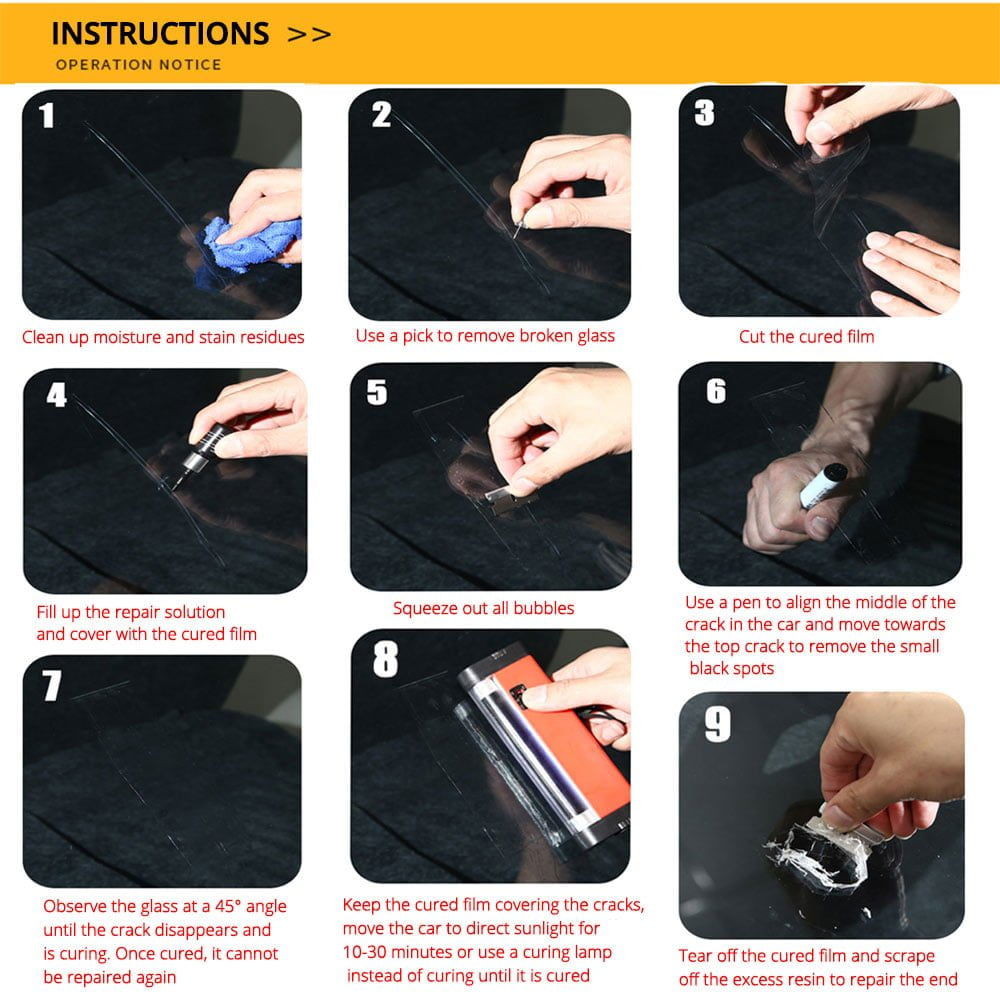 Car Window Cracks Gone Glass Repair Kit - China To BD Web