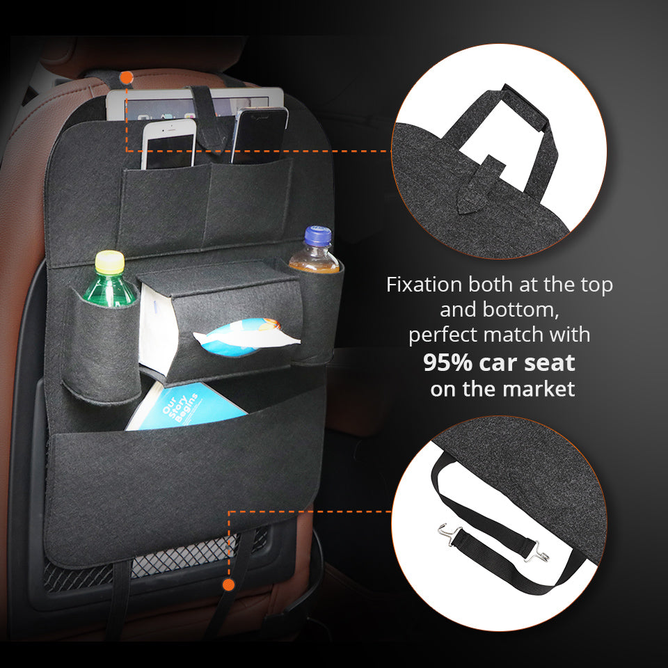Universal Car Back Seat Storage Bag -2 pcs