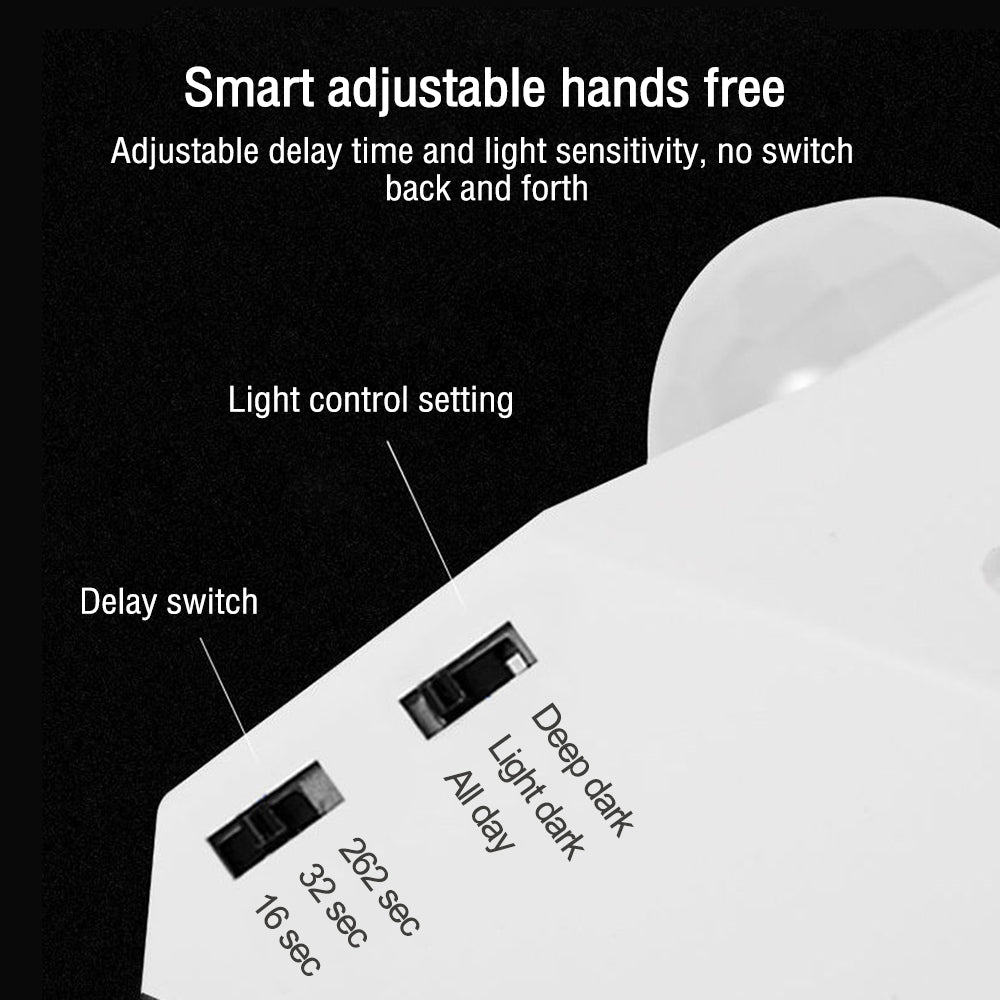 Automatic Human Body IR Sensor Lamp Holder-1pcs
