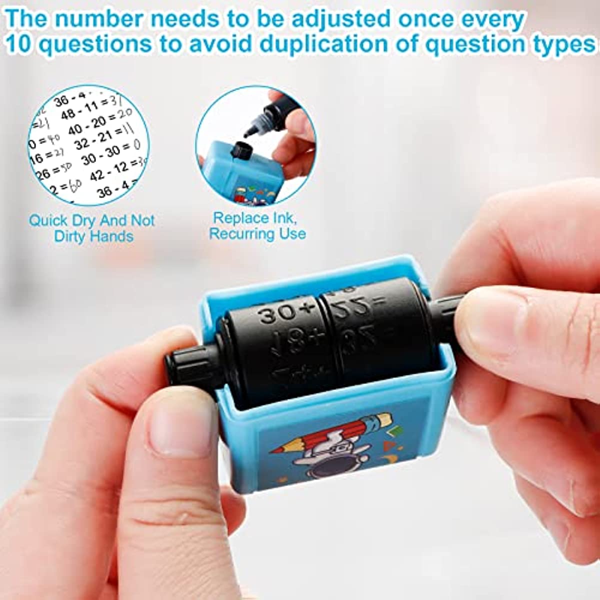 Smart Math Roller Stamps -1 pcs