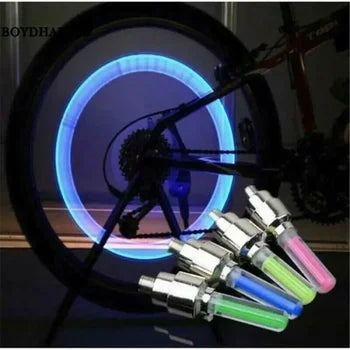 Tire Valve Cap Flashlight-Green Color