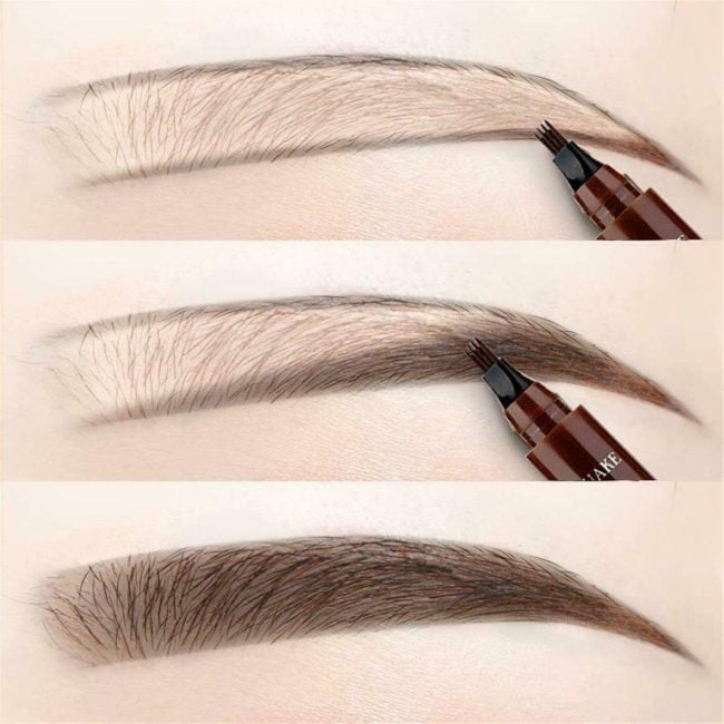 Waterproof 4 Points Eyebrow Pen-Gray Brown - China To BD Web