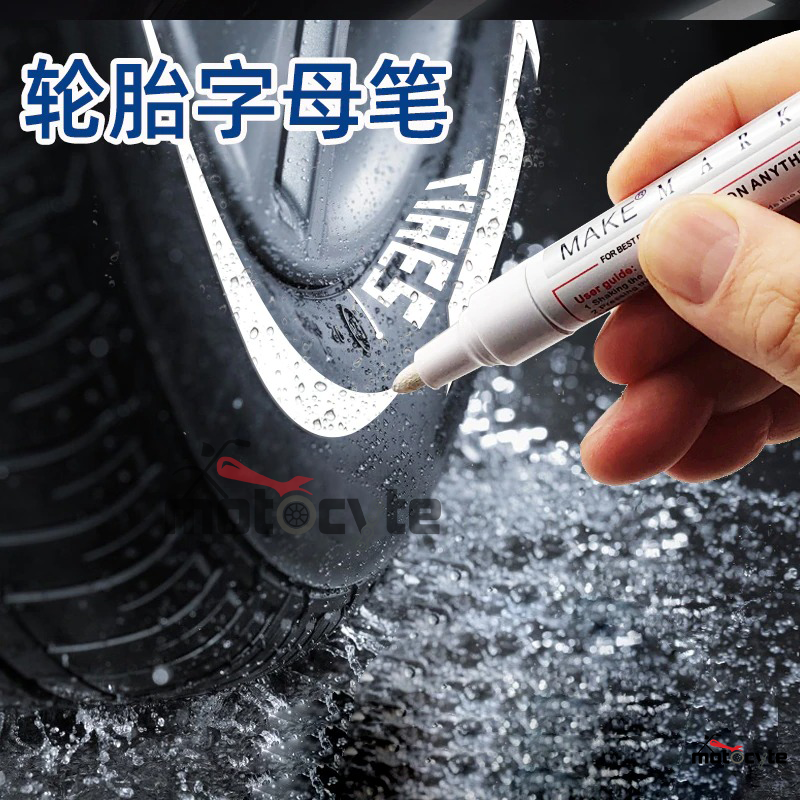 Blue,White-2pcs Color Combo-Tire Marker Pen