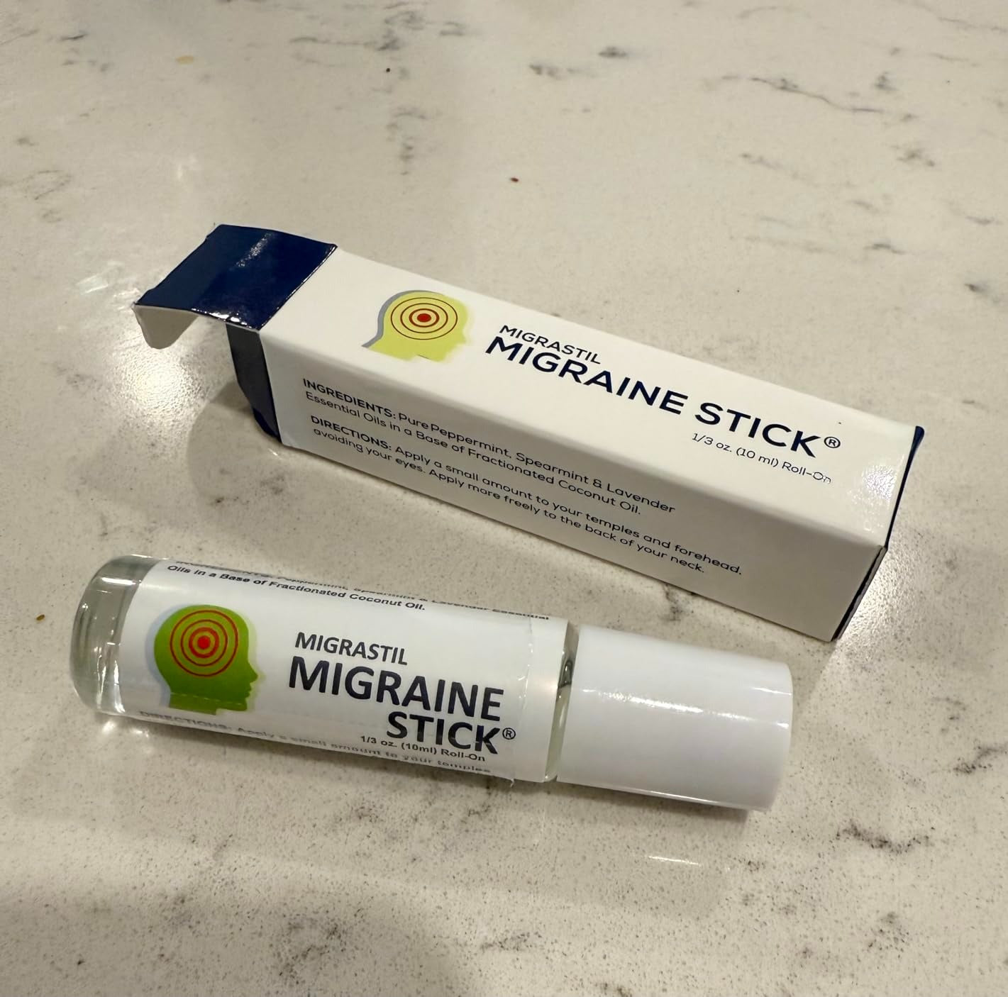 Natural Migraine Roll-on- ১ পিচ-সম্পূর্ণ প্রাকৃতিক উপাদানে তৈরি
