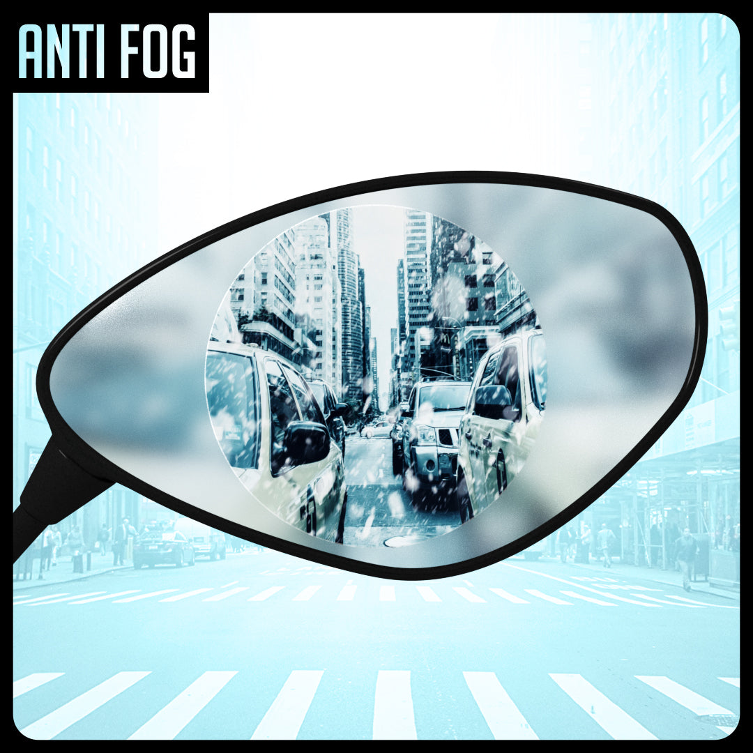 ২ পিসের সেট-For Bike Rearview Mirror Film Anti Fog Clear Film