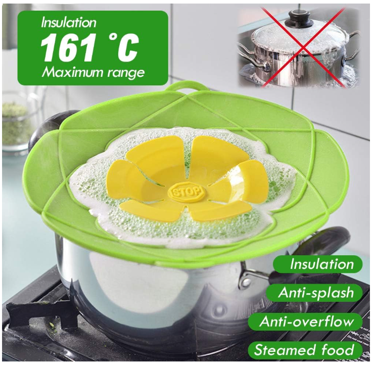 100% Food Grade Spill Stopper Lid Cover-1pcs