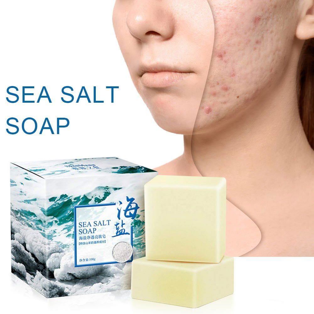 100g Sea Salt Soap Original Remove Mites Removal Pimple - China To BD Web