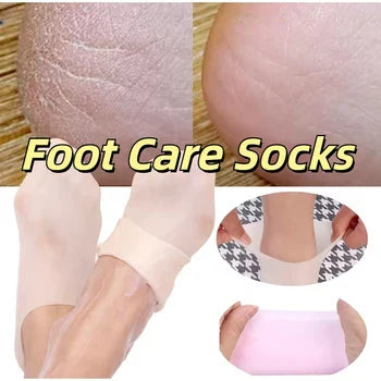দুই জোড়া-Silicone Pedicure Moisturizing Socks-2 Pair