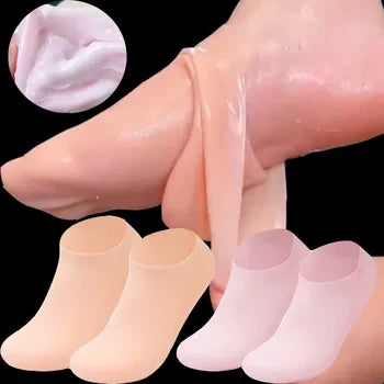 এক জোড়া-Silicone Pedicure Moisturizing Socks-1 Pair