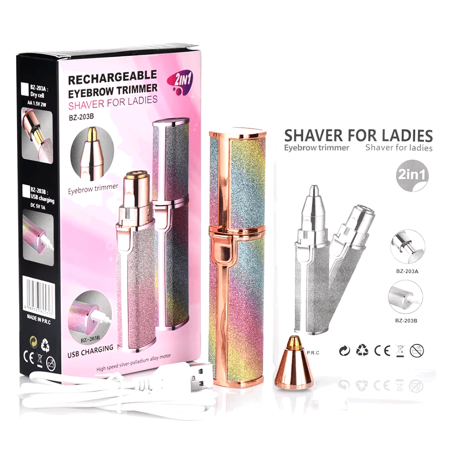 2 In 1 Rechargeable Electric Eyebrow Teimmer💥🕶💥 - China To BD Web