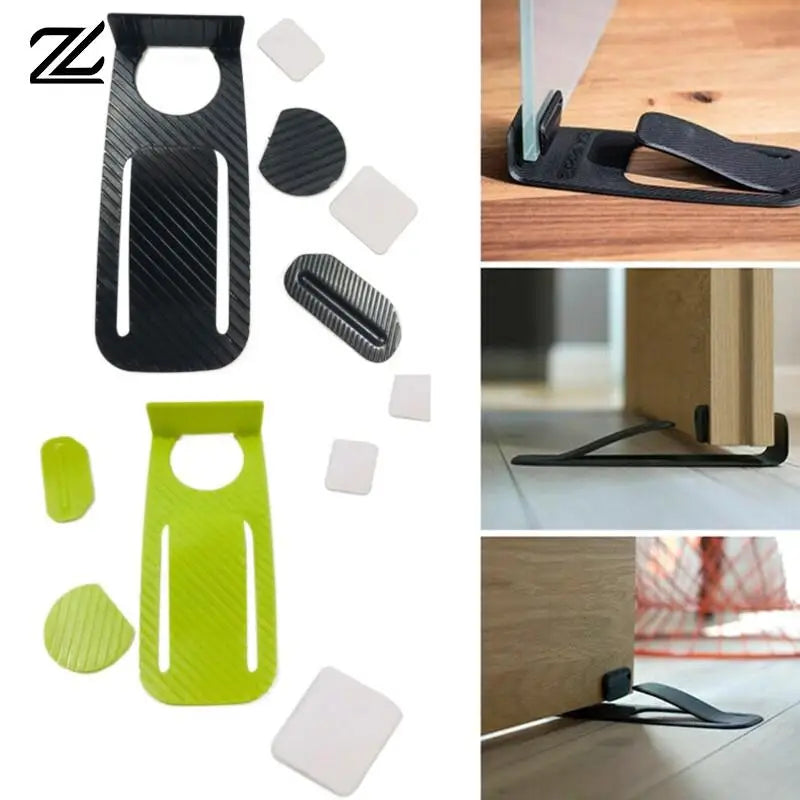 Plastic Safety Door Stop Wall Protector (তিন পিচ)