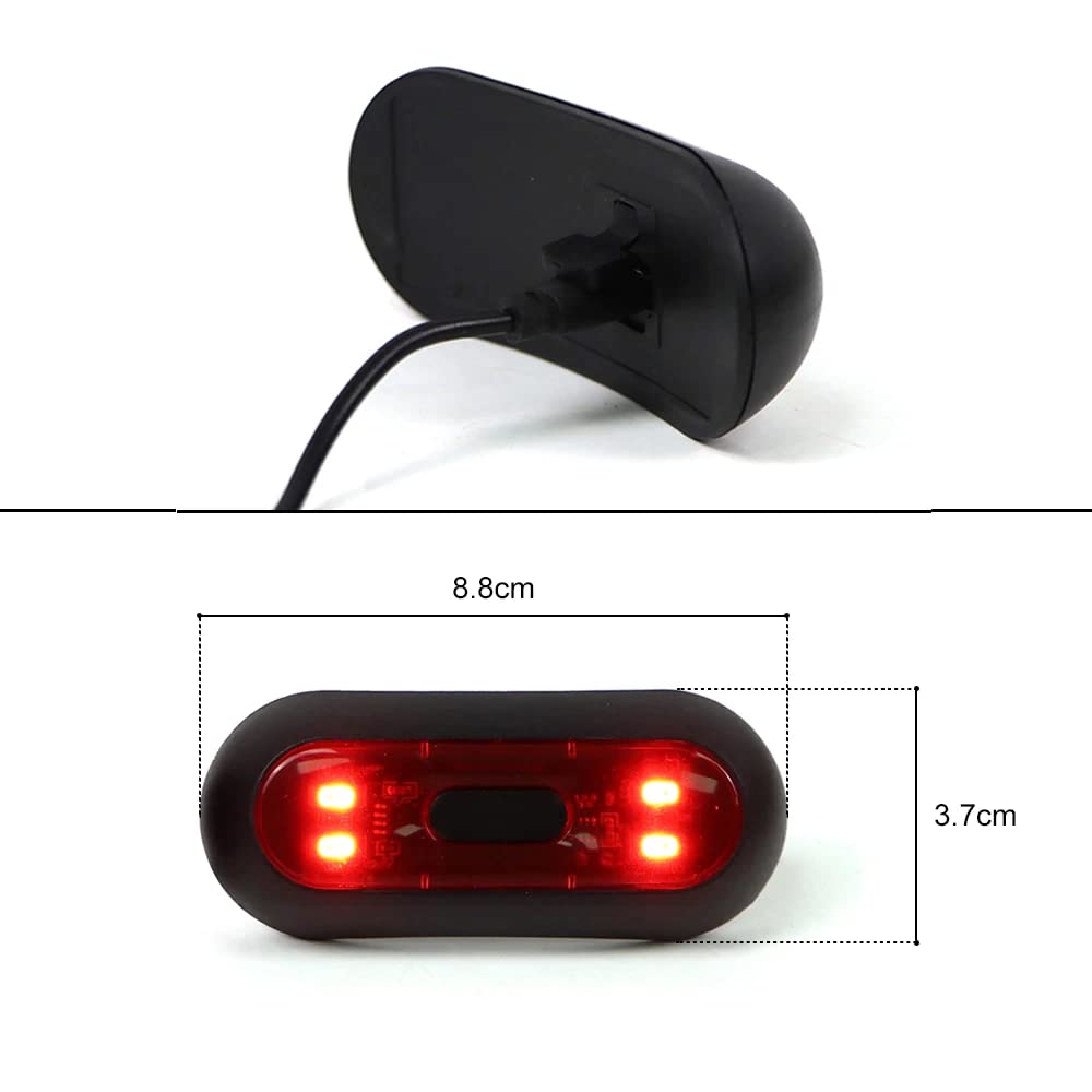 Motorcycle Bike Warning Light Helmet LED Smart Light-2pcs Set