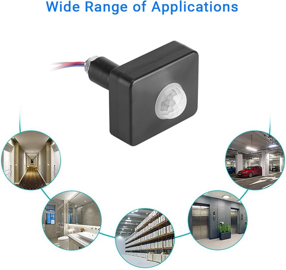 (২ পিচ )Motion Sensor Switch 180 Degree Sensor