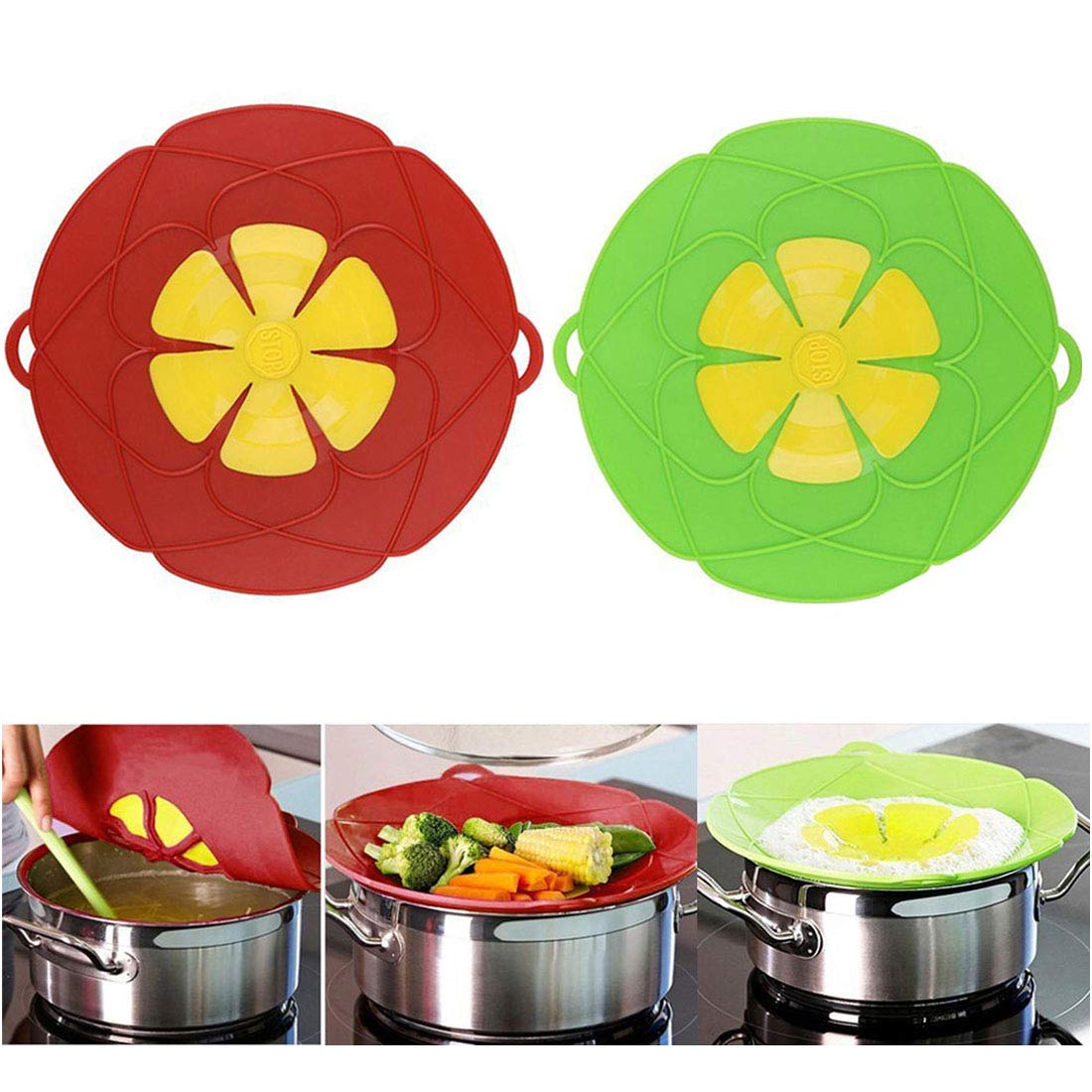 100% Food Grade Spill Stopper Lid Cover-1pcs
