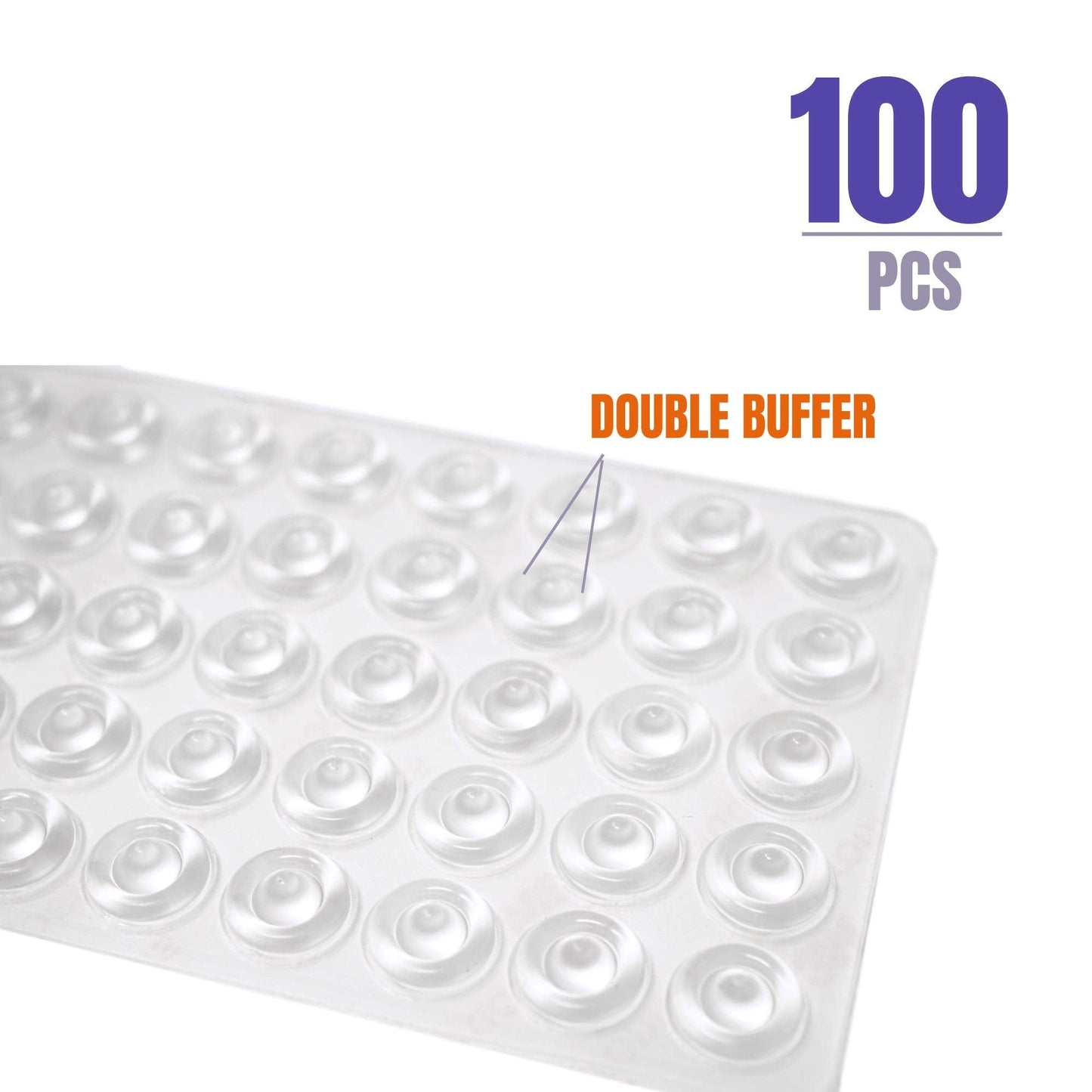 💰 ১০০ পিস মাত্র ৭৫০ টাকা!-Silicone Door Bumpers