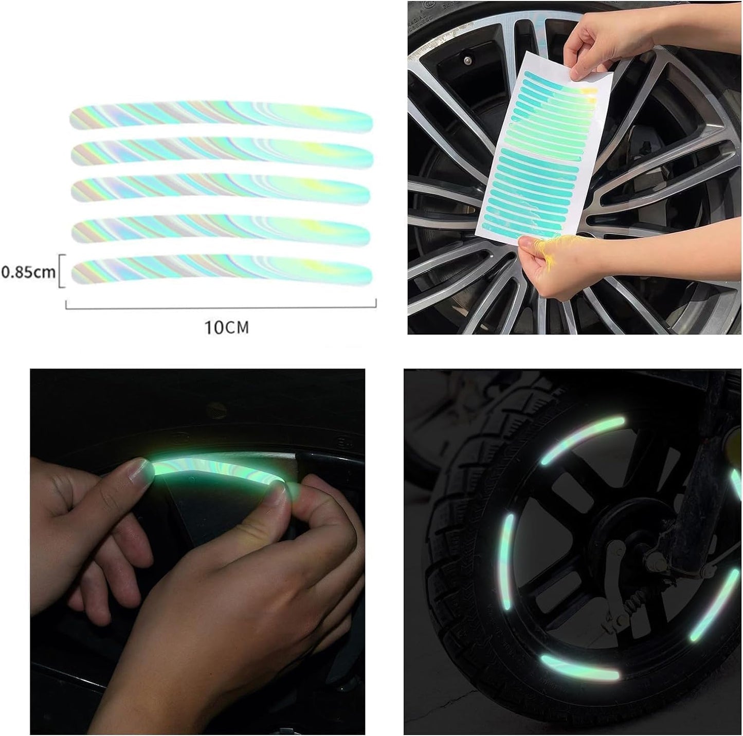 Luminous Radium Sticker-40 pcs
