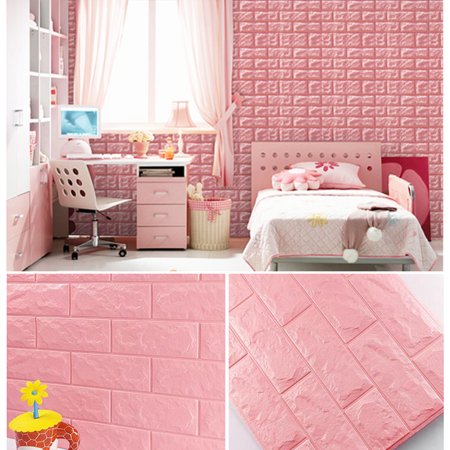 (৪৬ স্কোয়ার ফিট রোল ) ৪৫ টাকা স্কোয়ার ফিট-3D Wall Sticker(Bricks)-Green