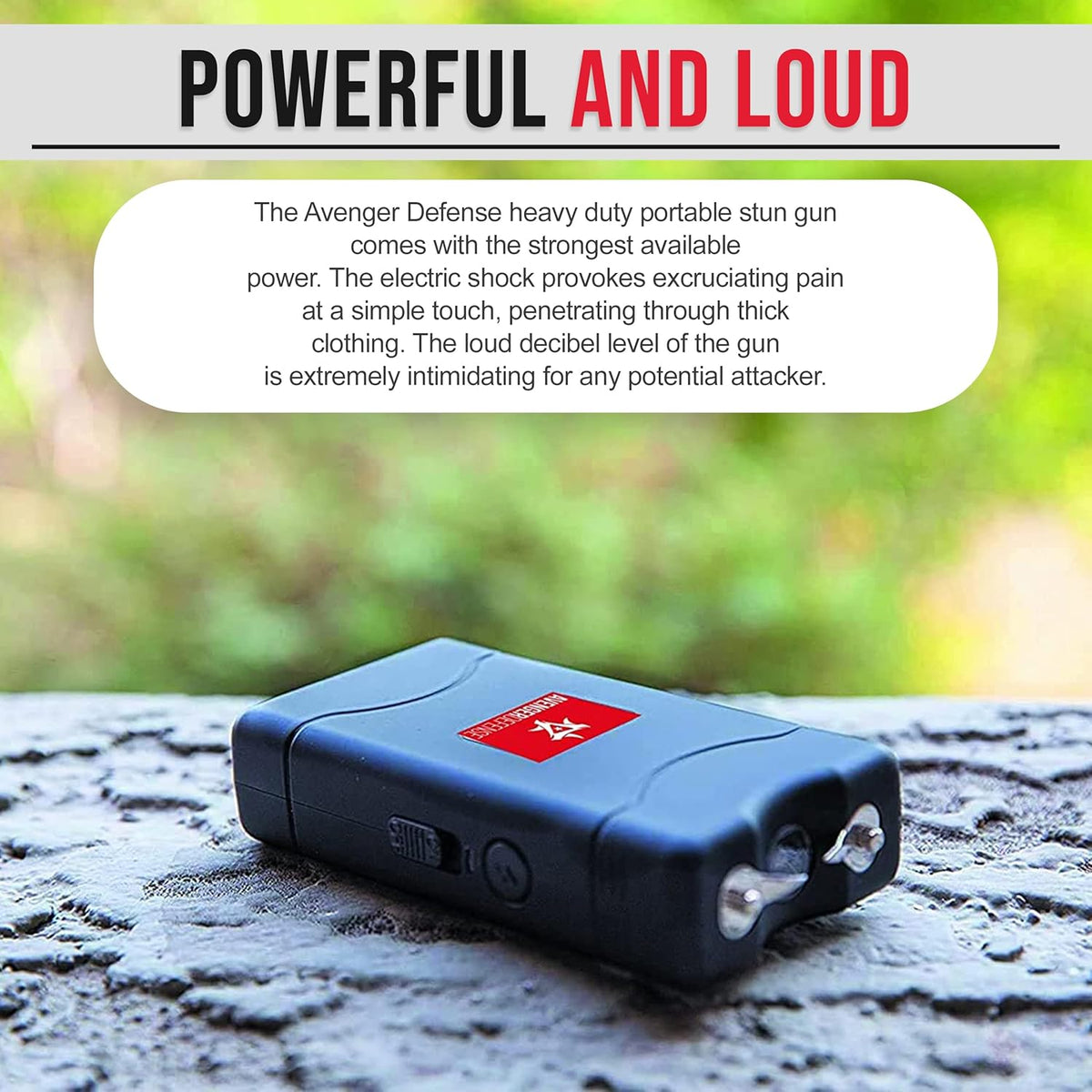 2-in-1 Electric Shocker with Flashlight