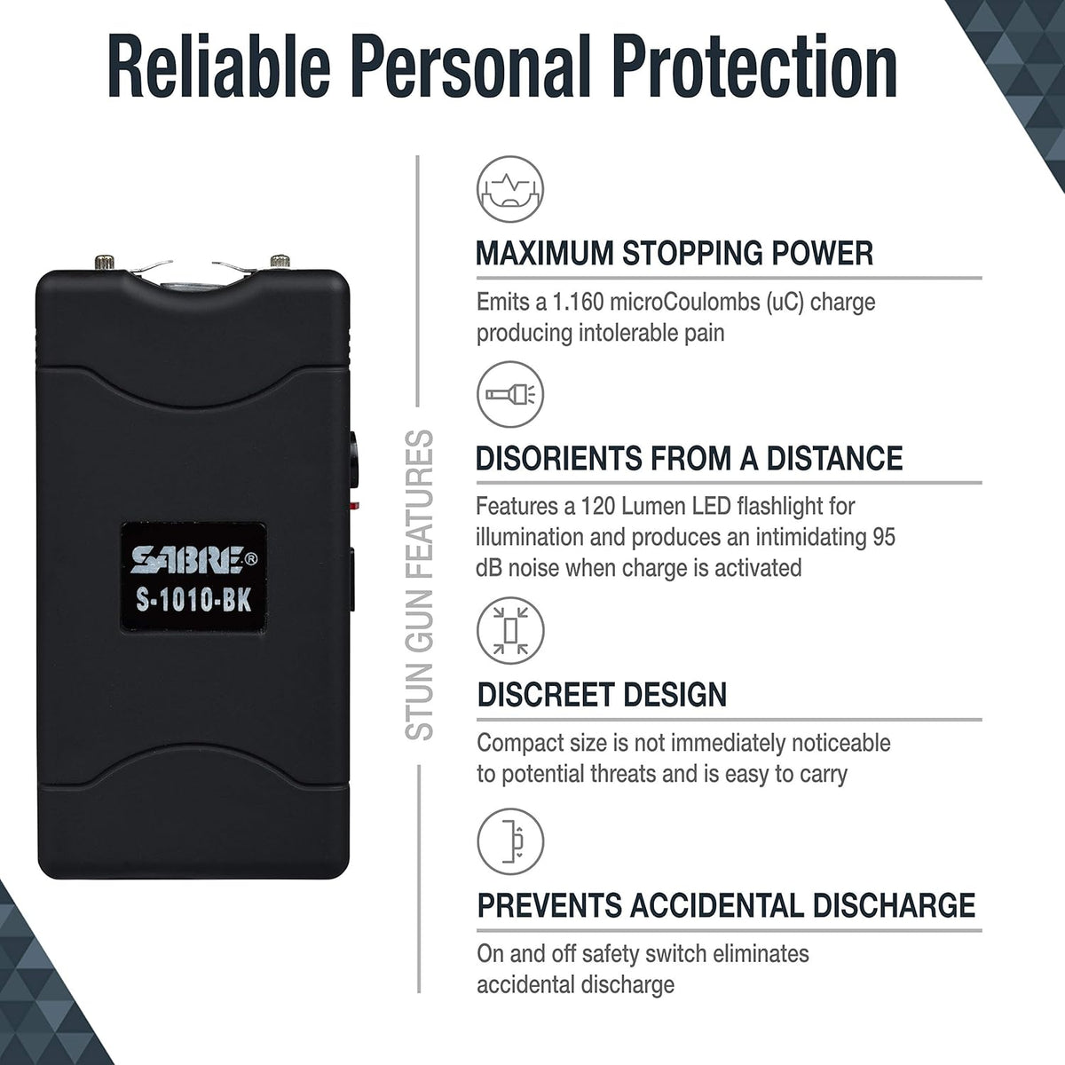 2-in-1 Electric Shocker with Flashlight