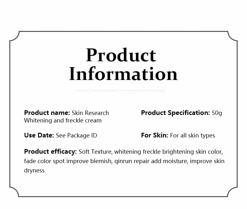 BAIZTON Whitening Anti Freckle Cream (Facial) - China To BD Web