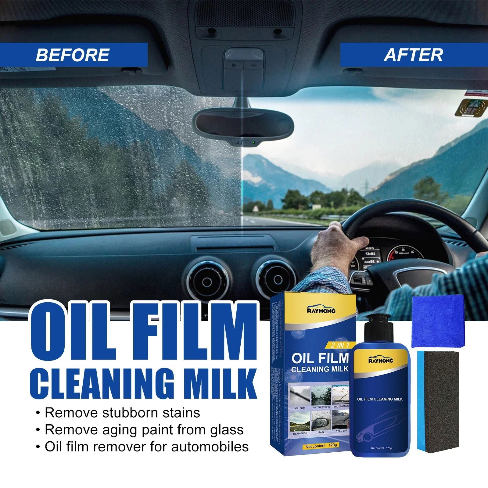 Car Glass Oil Film Remover Polishing Compound Windshield - China To BD Web