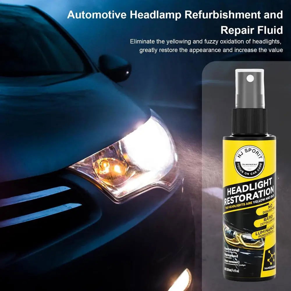 Car Headlight Coating Spray Liquid Car Light Cleaner And Restorer UV Resistant Long Lasting Head Light Coating Spray For car SUV - China To BD Web