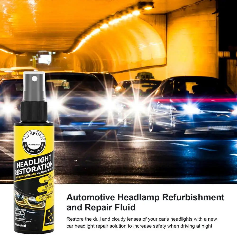 Car Headlight Coating Spray Liquid Car Light Cleaner And Restorer UV Resistant Long Lasting Head Light Coating Spray For car SUV - China To BD Web