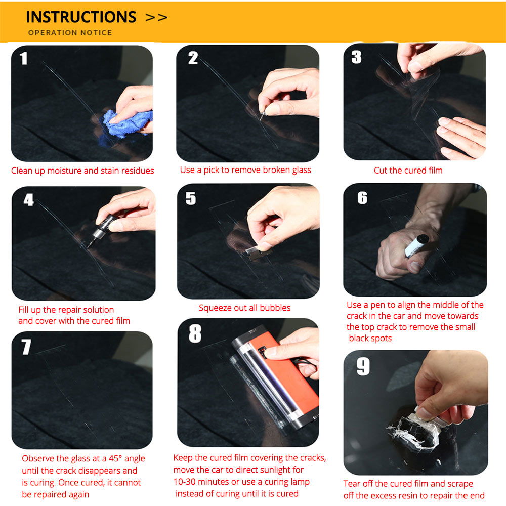 Car Window Cracks Gone Glass Repair Kit - China To BD Web