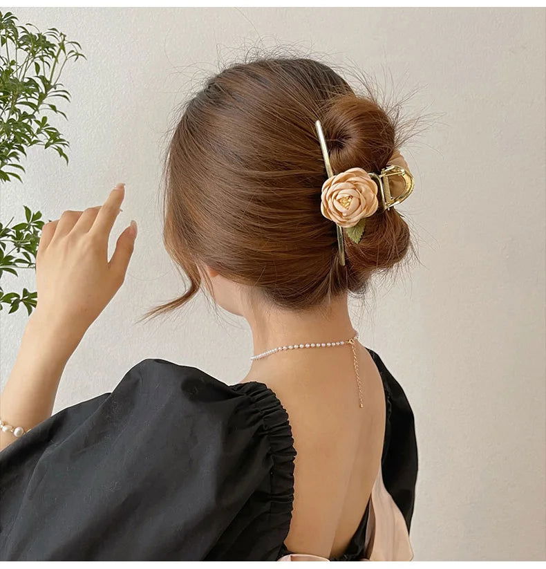 ( লাইট  ব্রাউন ) Clip In Hair Piece Women Real Hairpiece - China To BD Web
