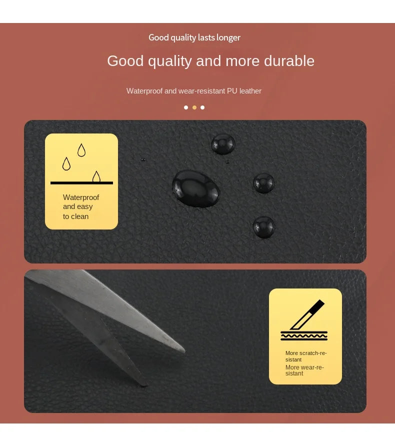 ( কালো - লম্বা ৪.৫০ফুট -চওড়া ২.৩০ফুট ) Self-adhesive Leather Stickers Patch