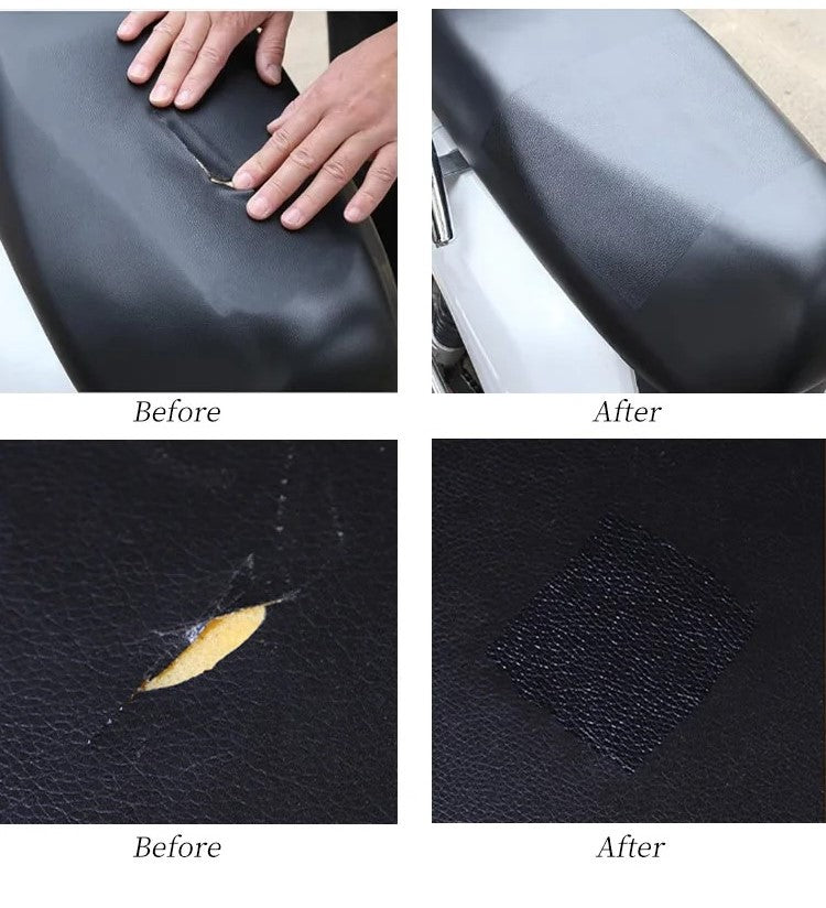 ( কালো - লম্বা ৪.৫০ফুট -চওড়া ২.৩০ফুট ) Self-adhesive Leather Stickers Patch