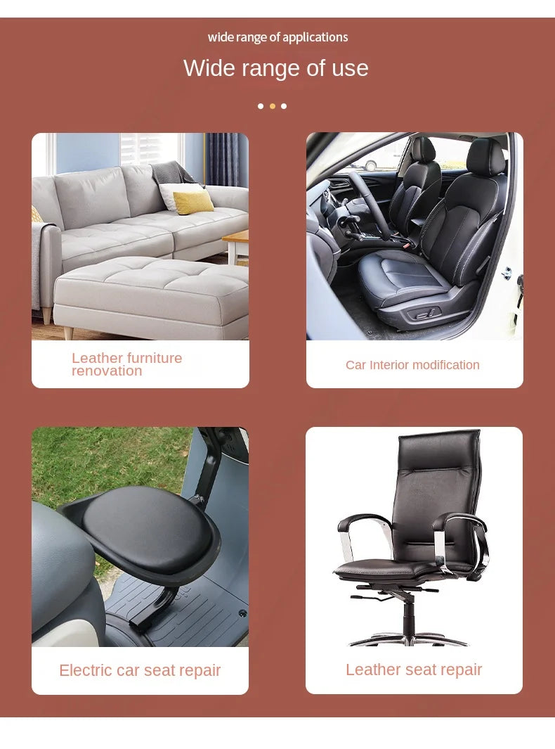 ( কালো - লম্বা ৪.৫০ফুট -চওড়া ২.৩০ফুট ) Self-adhesive Leather Stickers Patch