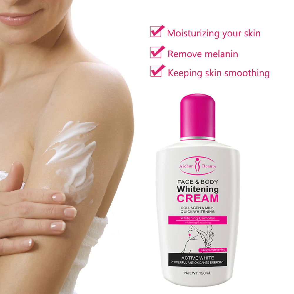 Collagen Milk Bleaching Face Body Cream - China To BD Web