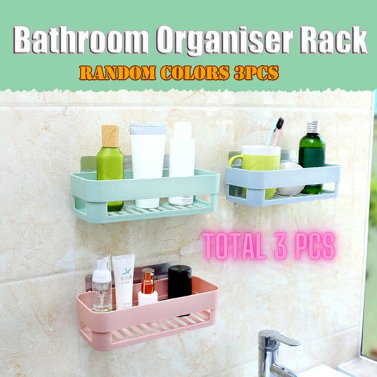 ৩ পিচ ৬০০ টাকা -3pcs x 200 taka pcs-Combo Plastic Bathroom Shelf