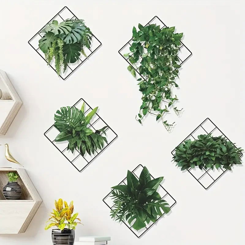 Combo Offer Mesh Flower Pattern Sticker ( টাইপ-১: ৪ পিচের সেট  ) + ( টাইপ-২: ৫ পিচের সেট  ) - China To BD Web