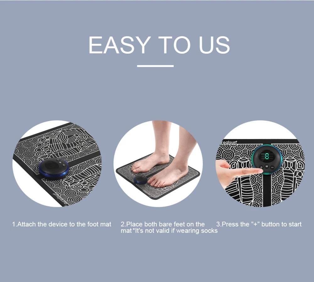Electric EMS Foot Massager Pad - China To BD Web