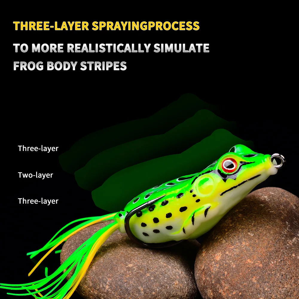 Frog Lure Soft Tube Bait Plastic Fishing Lure - China To BD Web