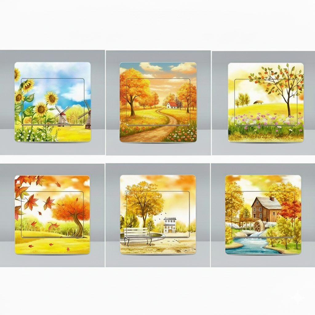 ৩৬ পিস -Self-adhesive Switch Sticker