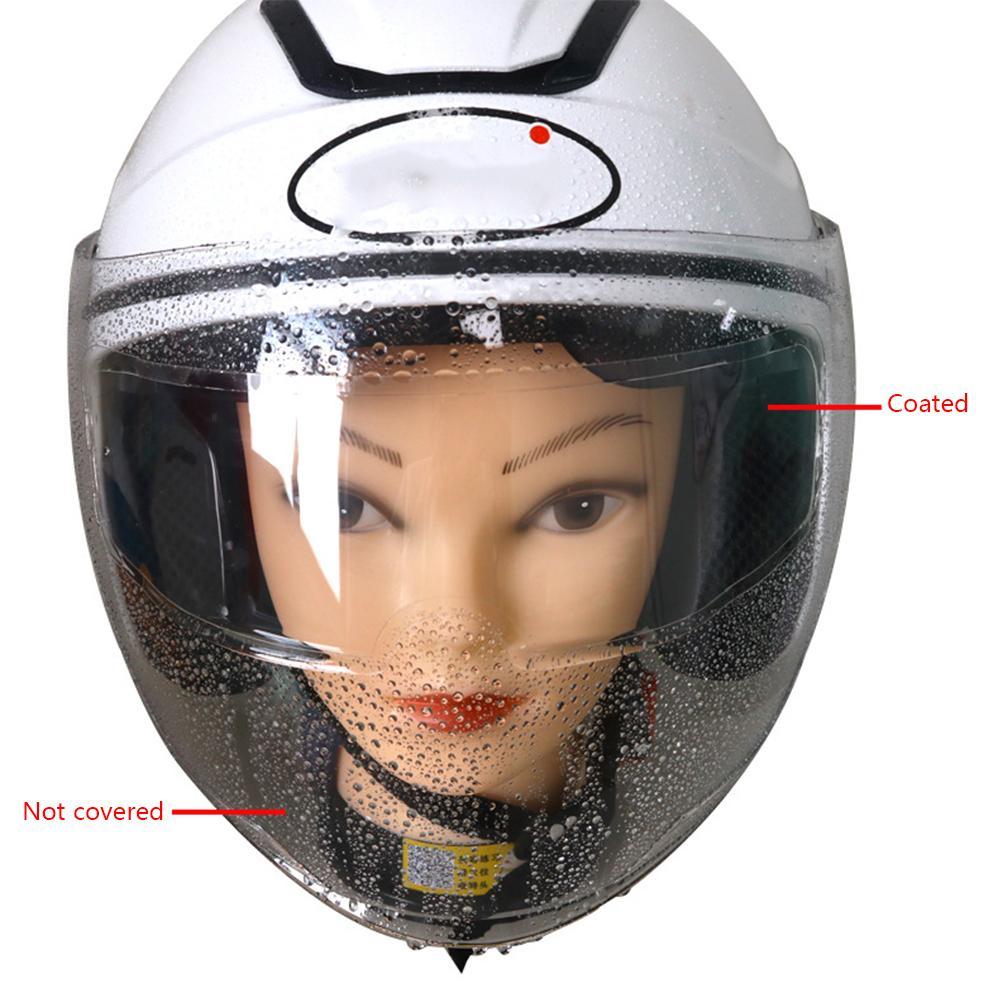 ৪ পিসের সেট-For Bike Rearview Mirror and Helmet Film Anti Fog Clear Film