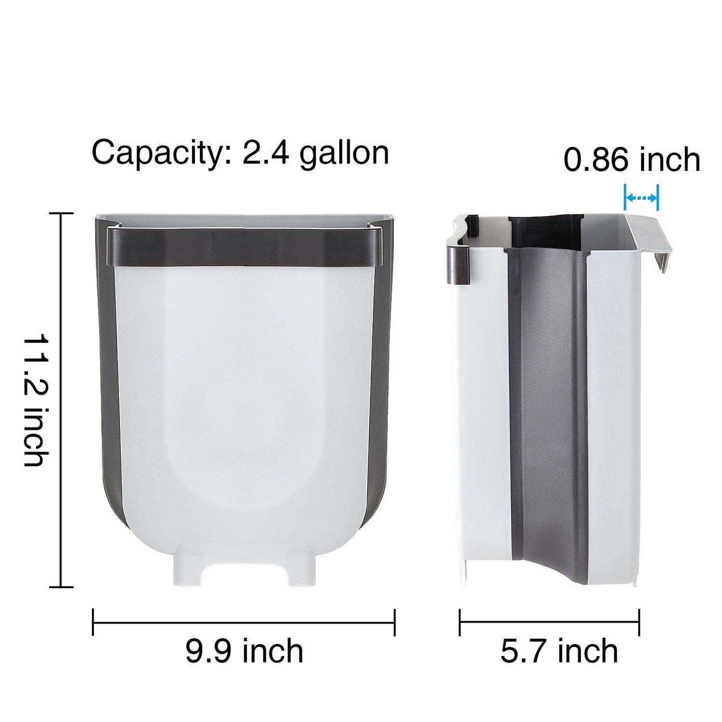 🤍✨ Kitchen Hanging Trash Bin – White (হোয়াইট) ✨🤍