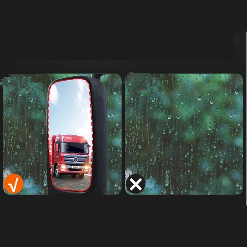 ২ পিসের সেট: Bus, Truck & Microbus Rearview Mirror Anti Fog Clear Film