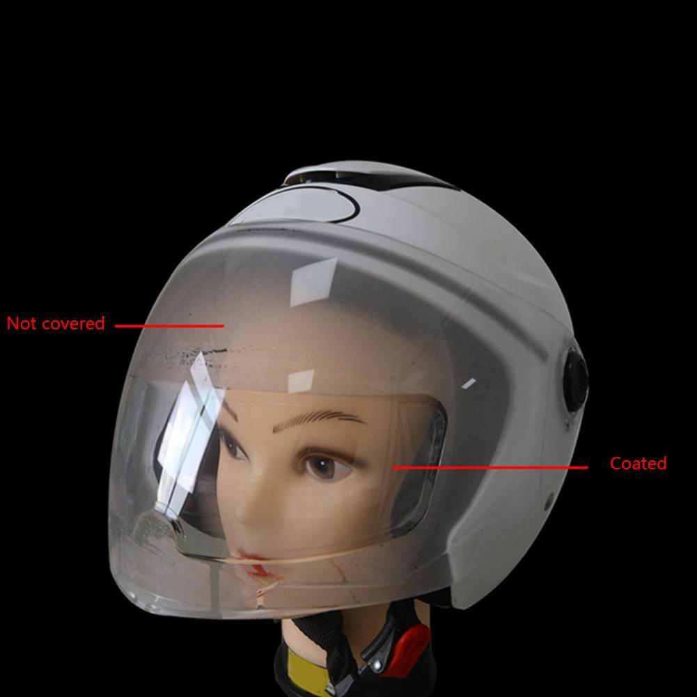 ৪ পিসের সেট-For Bike Rearview Mirror and Helmet Film Anti Fog Clear Film
