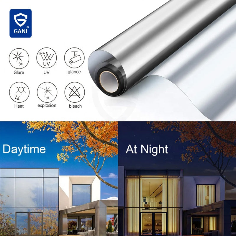 (১২০ ইঞ্চি/২০ইঞ্চি)Anti UV Sun Blocking Heat Control Reflective Window Flim