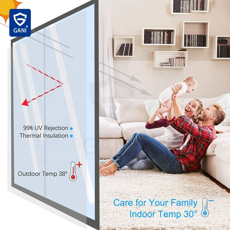 (১২০ ইঞ্চি/২০ইঞ্চি)Anti UV Sun Blocking Heat Control Reflective Window Flim