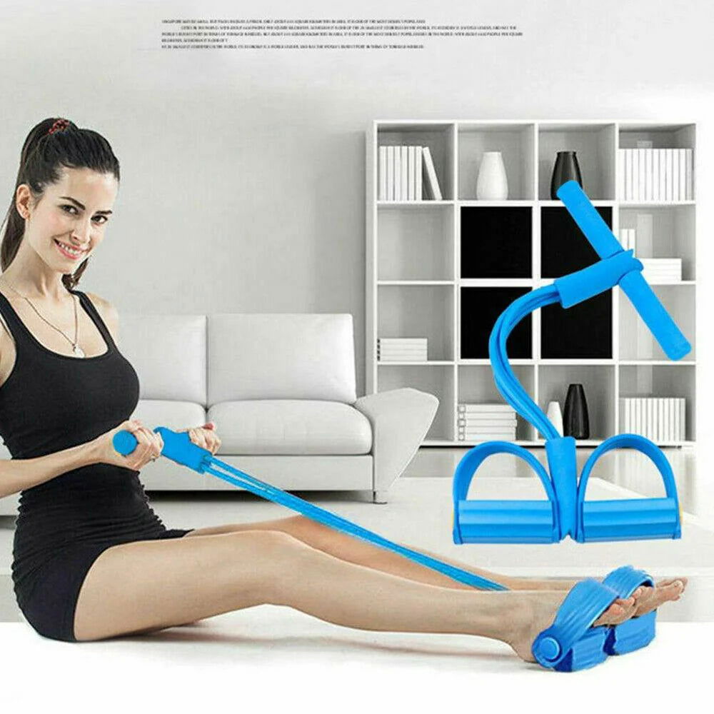 ( বুলু কালার ) High Quality Multifunctional Foot Paddle Pull Rope Blue - China To BD Web