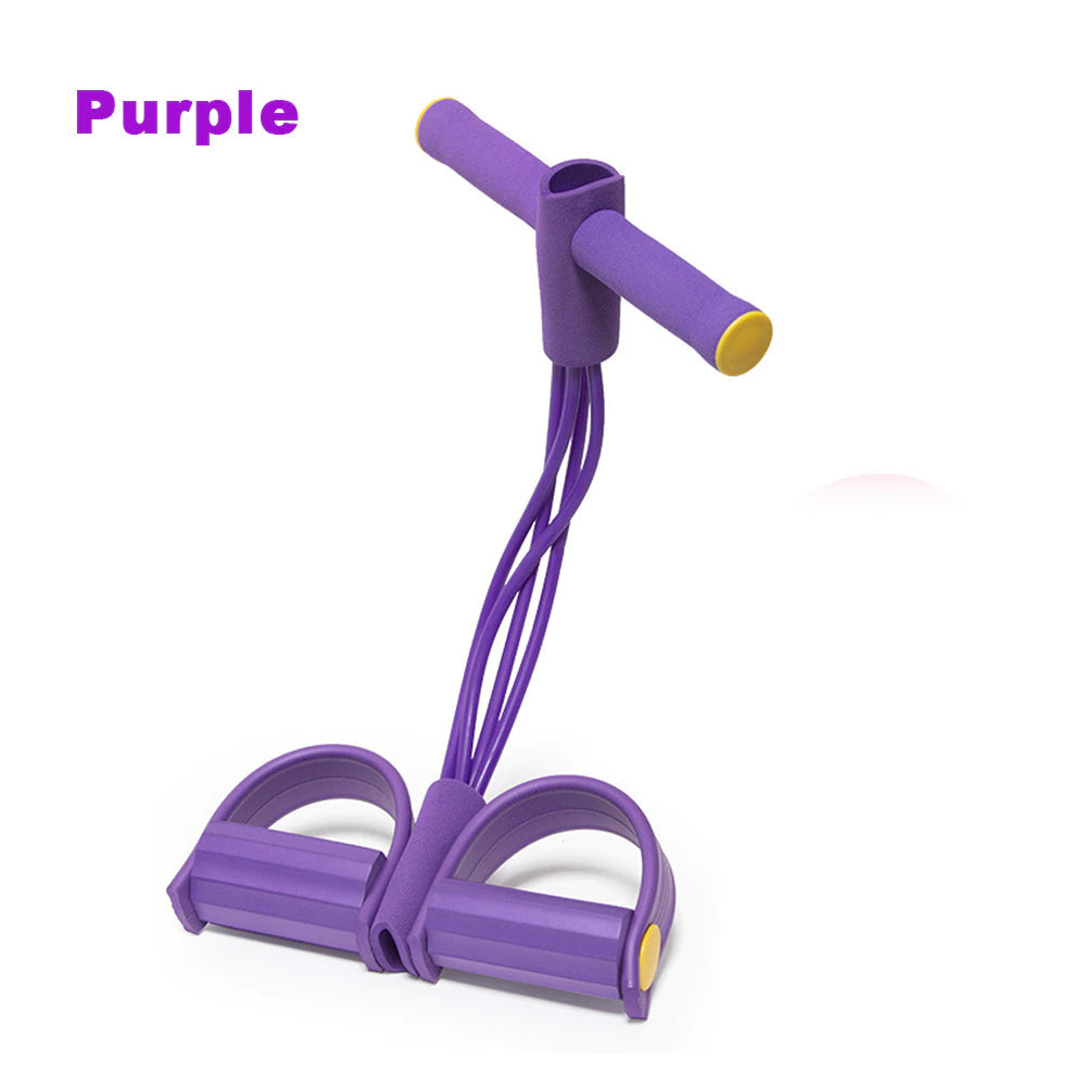 ( পার্পল কালার ) High Quality Multifunctional Foot Paddle Pull Rope Purple - China To BD Web