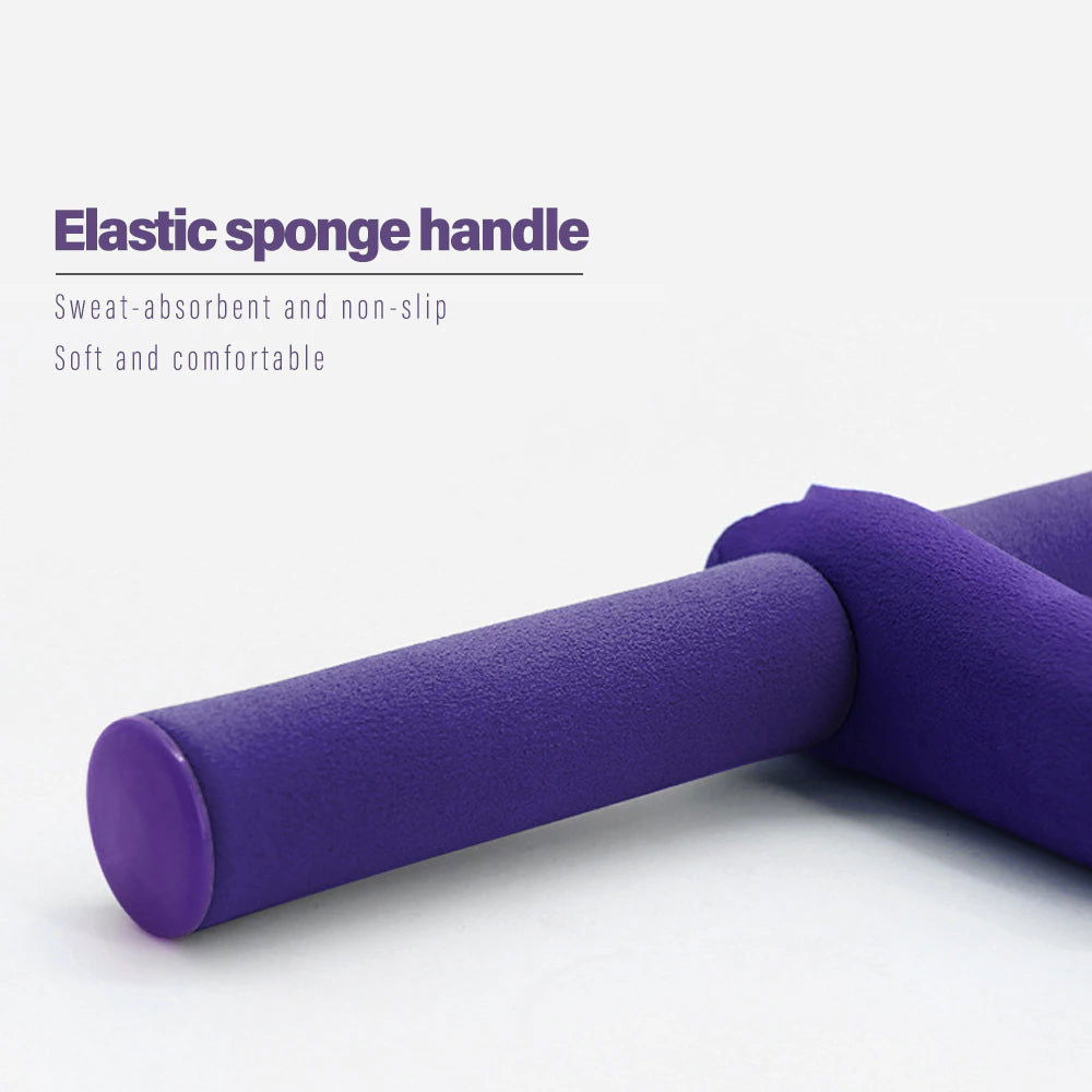 ( পার্পল কালার ) High Quality Multifunctional Foot Paddle Pull Rope Purple - China To BD Web