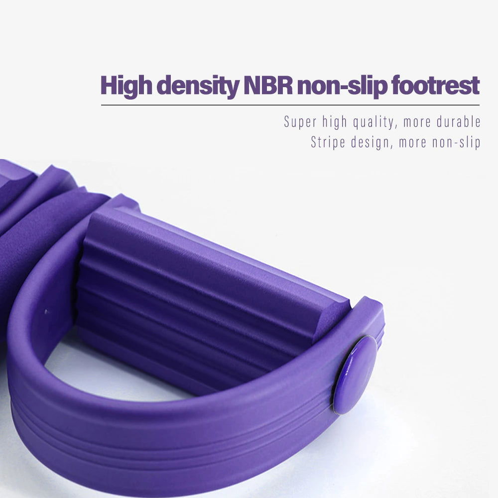 ( পার্পল কালার ) High Quality Multifunctional Foot Paddle Pull Rope Purple - China To BD Web