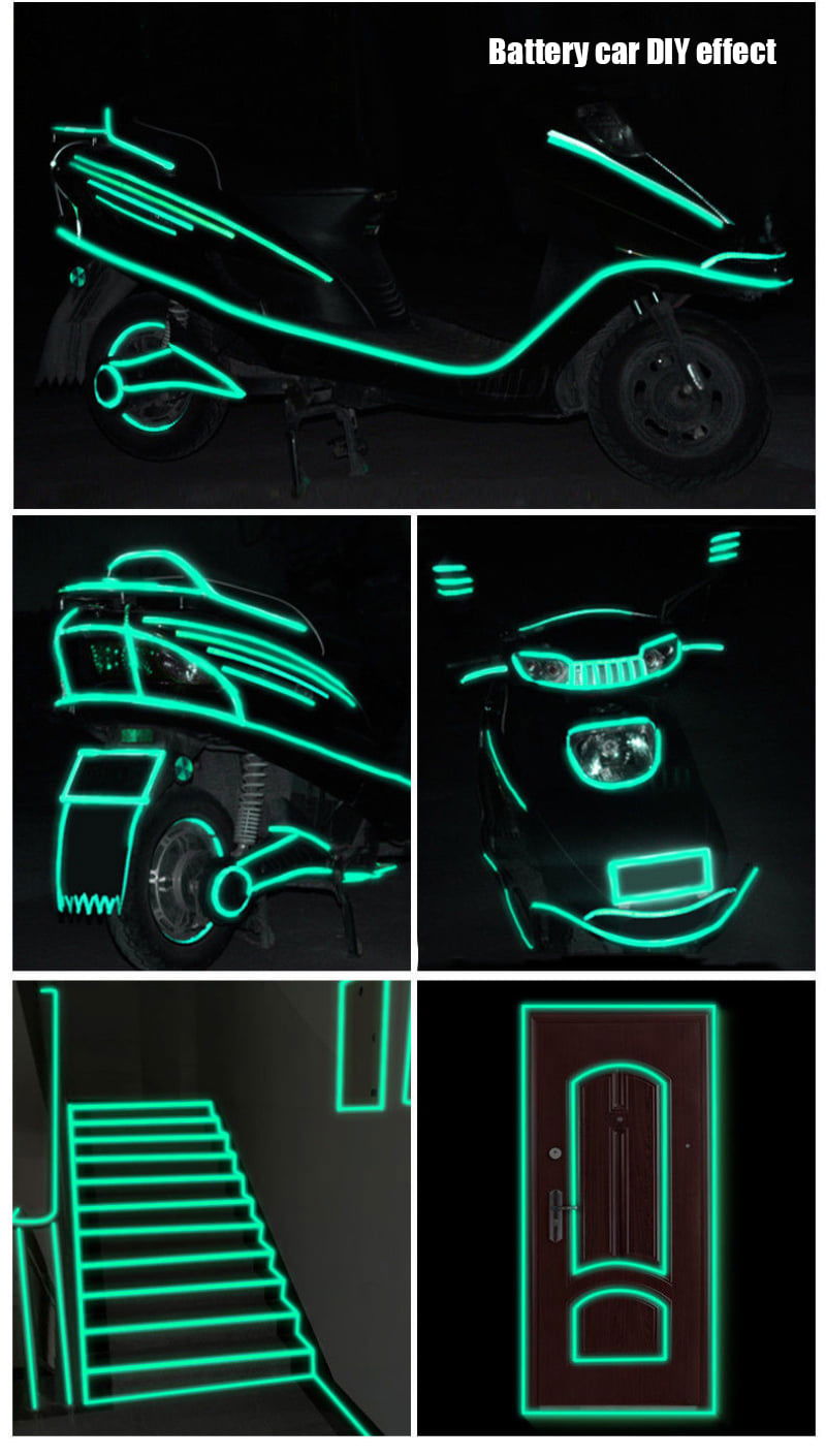 Luminous Tape Self-adhesive Night Vision Glow In Dark Safety Warning Reflective Sticker Home Decorations Tape Adhesive - China To BD Web